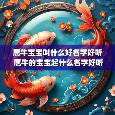 属牛宝宝叫什么好名字好听 属牛的宝宝起什么名字好听