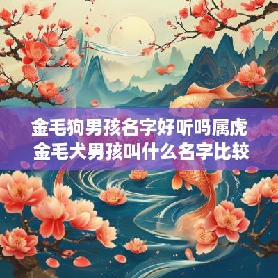 金毛狗男孩名字好听吗属虎 金毛犬男孩叫什么名字比较好