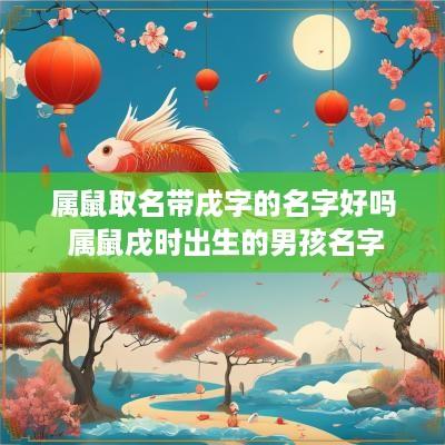 属鼠取名带戌字的名字好吗 属鼠戌时出生的男孩名字