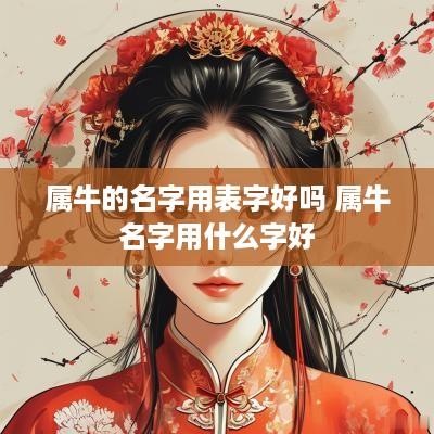 属牛的名字用表字好吗 属牛名字用什么字好