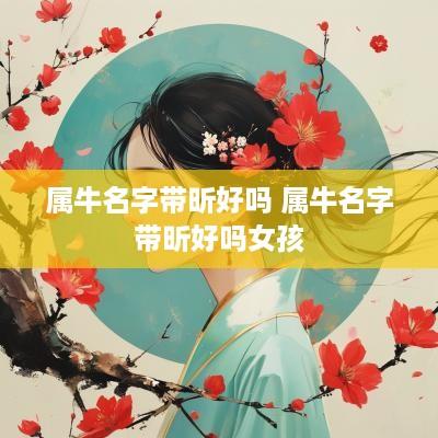 属牛名字带昕好吗 属牛名字带昕好吗女孩