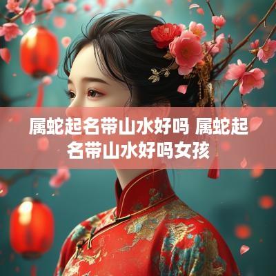 属蛇起名带山水好吗 属蛇起名带山水好吗女孩