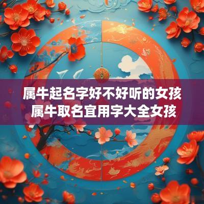 属牛起名字好不好听的女孩 属牛取名宜用字大全女孩