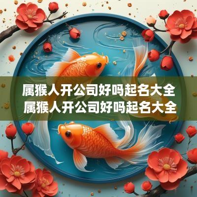 属猴人开公司好吗起名大全 属猴人开公司好吗起名大全及寓意