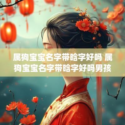 属狗宝宝名字带晗字好吗 属狗宝宝名字带晗字好吗男孩
