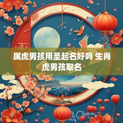 属虎男孩用圣起名好吗 生肖虎男孩取名