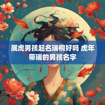 属虎男孩起名瑞桐好吗 蛇年带瑞的男孩名字