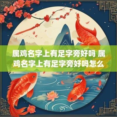 属鸡名字上有足字旁好吗 属鸡名字上有足字旁好吗怎么读