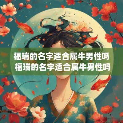 福瑞的名字适合属牛男性吗 福瑞的名字适合属牛男性吗女孩
