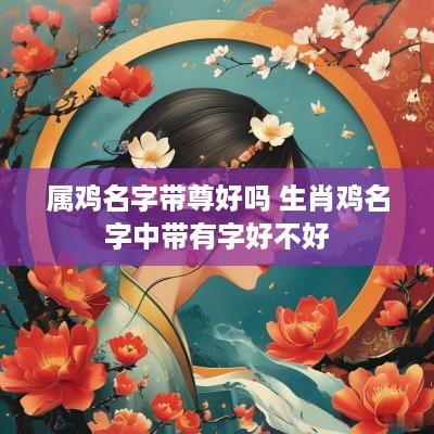 属鸡名字带尊好吗 生肖鸡名字中带有字好不好