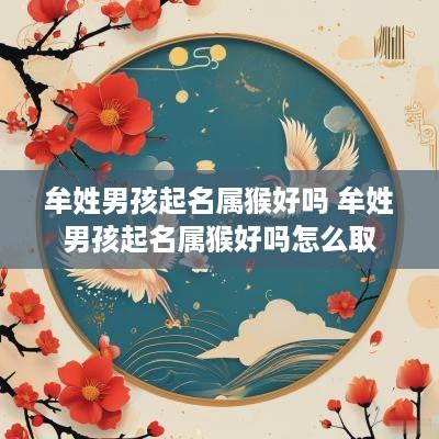 牟姓男孩起名属猴好吗 牟姓男孩起名属猴好吗怎么取