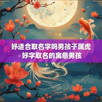 妤适合取名字吗男孩子属虎 妤字取名的寓意男孩