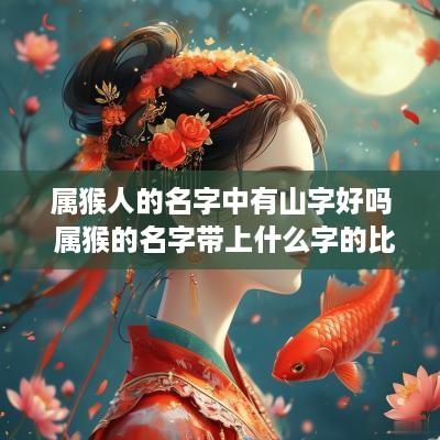 属猴人的名字中有山字好吗 属猴的名字带上什么字的比较好