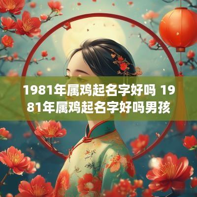 1981年属鸡起名字好吗 1981年属鸡起名字好吗男孩