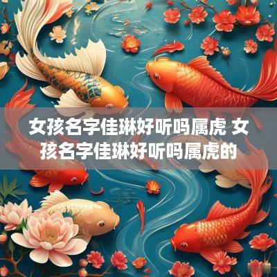 女孩名字佳琳好听吗属虎 女孩名字佳琳好听吗属虎的