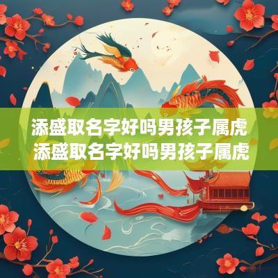 添盛取名字好吗男孩子属虎 添盛取名字好吗男孩子属虎的