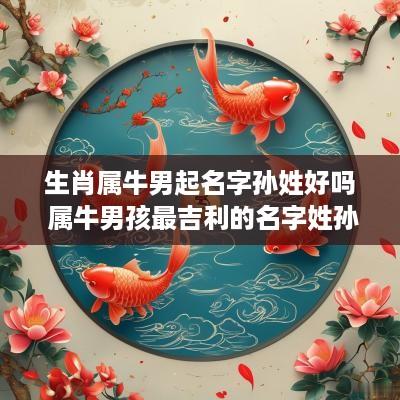生肖属牛男起名字孙姓好吗 属牛男孩最吉利的名字姓孙