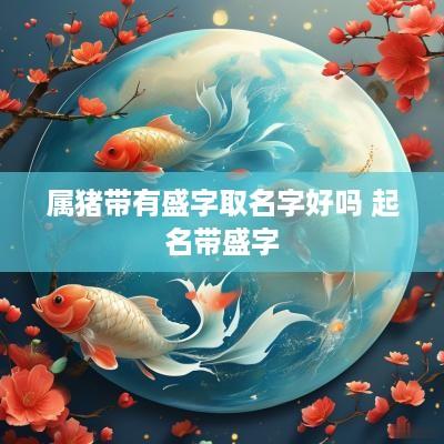 属猪带有盛字取名字好吗 起名带盛字