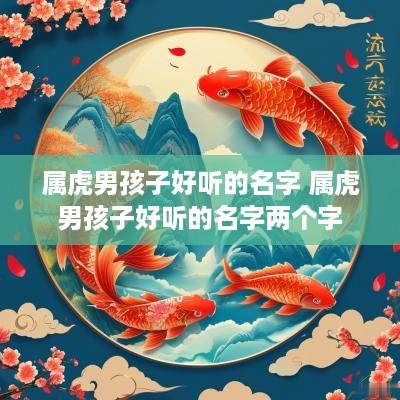 属虎男孩子好听的名字 属虎男孩子好听的名字两个字