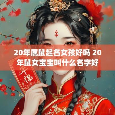 20年属鼠起名女孩好吗 20年鼠女宝宝叫什么名字好