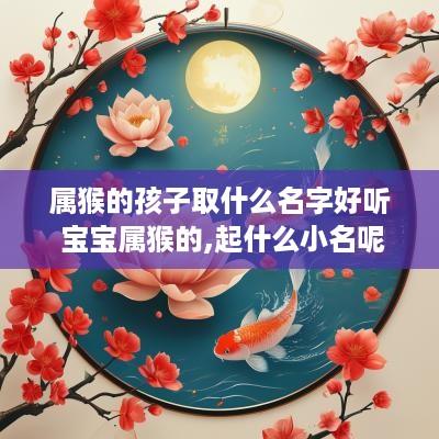 属猴的孩子取什么名字好听 宝宝属猴的,起什么小名呢 属猴的孩子取什么名字好听 宝宝属猴的,起什么小名呢