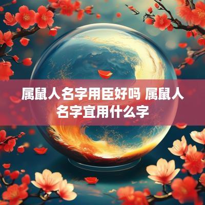 属鼠人名字用臣好吗 属鼠人名字宜用什么字