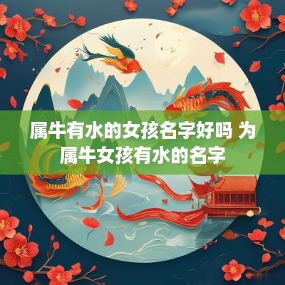 属牛有水的女孩名字好吗 为属牛女孩有水的名字
