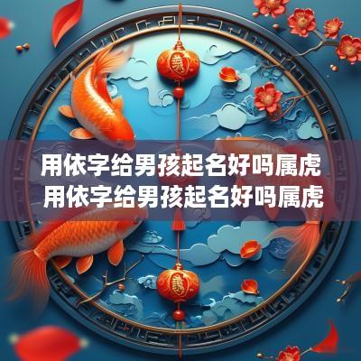 用依字给男孩起名好吗属虎 用依字给男孩起名好吗属虎女孩