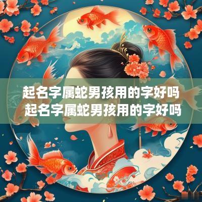 起名字属蛇男孩用的字好吗 起名字属蛇男孩用的字好吗怎么取