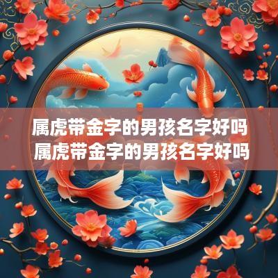 属虎带金字的男孩名字好吗 属虎带金字的男孩名字好吗怎么取
