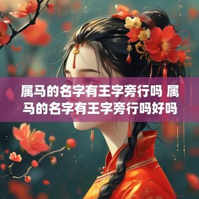 属马的名字有王字旁行吗 属马的名字有王字旁行吗好吗