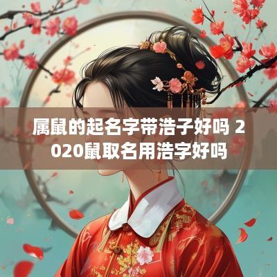 属鼠的起名字带浩子好吗 2025鼠取名用浩字好吗