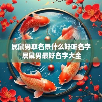 属鼠男取名景什么好听名字 属鼠男最好名字大全 属鼠男取名景什么好听名字 属鼠男最好名字大全