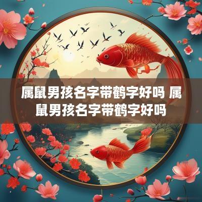 属鼠男孩名字带鹤字好吗 属鼠男孩名字带鹤字好吗