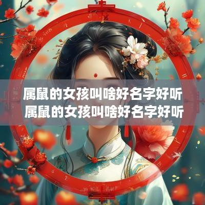 属鼠的女孩叫啥好名字好听 属鼠的女孩叫啥好名字好听呢