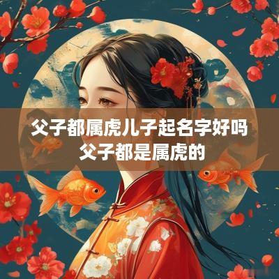 父子都属虎儿子起名字好吗 父子都是属虎的
