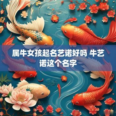 属牛女孩起名艺诺好吗 牛艺诺这个名字