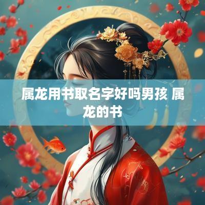 属龙用书取名字好吗男孩 属龙的书