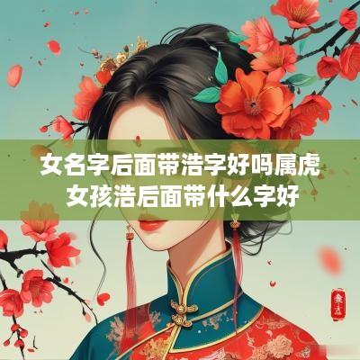 女名字后面带浩字好吗属虎 女孩浩后面带什么字好