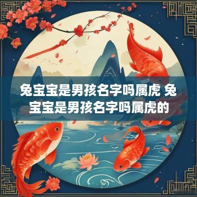 兔宝宝是男孩名字吗属虎 兔宝宝是男孩名字吗属虎的
