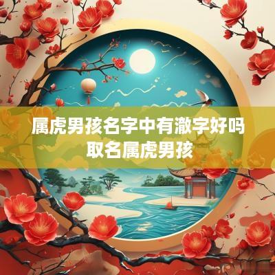 属虎男孩名字中有澈字好吗 取名属虎男孩