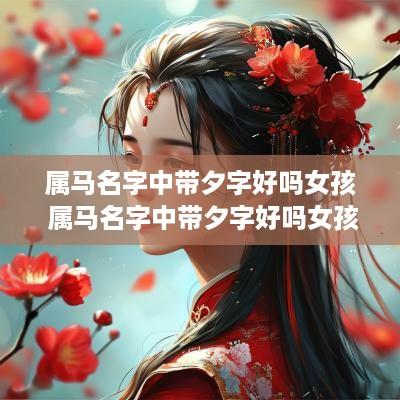 属马名字中带夕字好吗女孩 属马名字中带夕字好吗女孩子