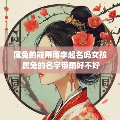 属兔的能用雨字起名吗女孩 属兔的名字带雨好不好