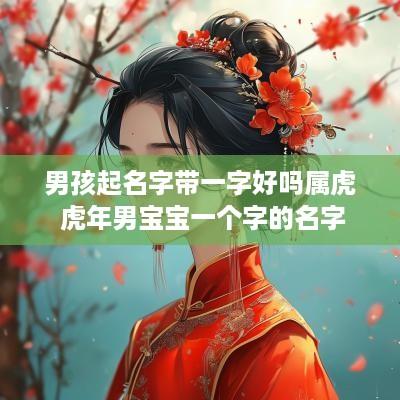 男孩起名字带一字好吗属虎 蛇年男宝宝一个字的名字