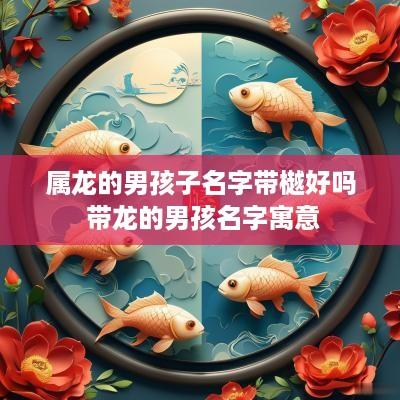 属龙的男孩子名字带樾好吗 带龙的男孩名字寓意