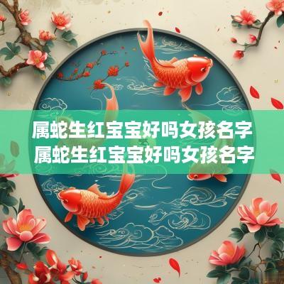 属蛇生红宝宝好吗女孩名字 属蛇生红宝宝好吗女孩名字大全