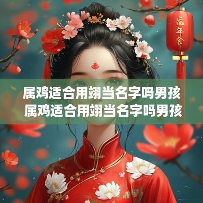 属鸡适合用翊当名字吗男孩 属鸡适合用翊当名字吗男孩子