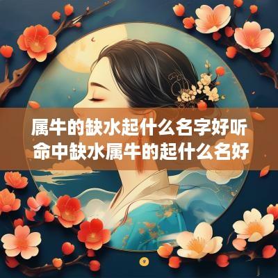 属牛的缺水起什么名字好听 命中缺水属牛的起什么名好