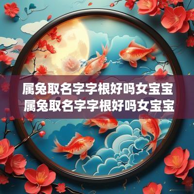 属兔取名字字根好吗女宝宝 属兔取名字字根好吗女宝宝