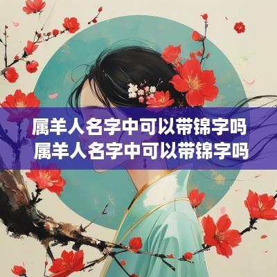 属羊人名字中可以带锦字吗 属羊人名字中可以带锦字吗女孩
